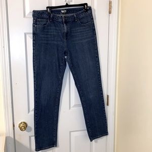 **LAST CHANCE** Garnet Hill Structured Denim Jeans, size 14